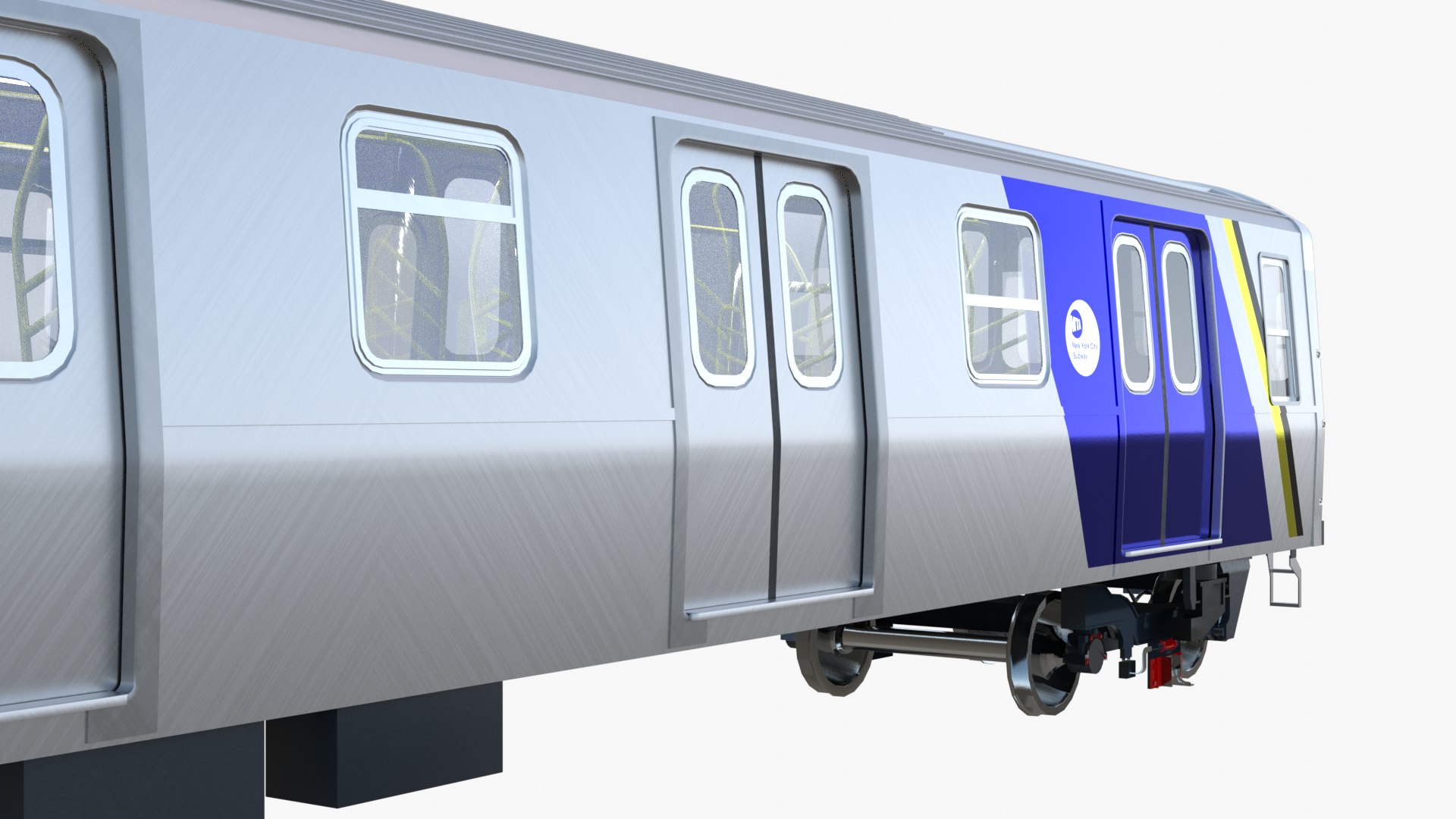 3D NYC Subway Car R211 PBR - TurboSquid 1815369