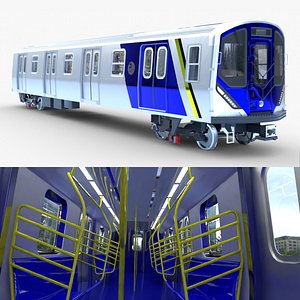 NYC subway car R211 PBR