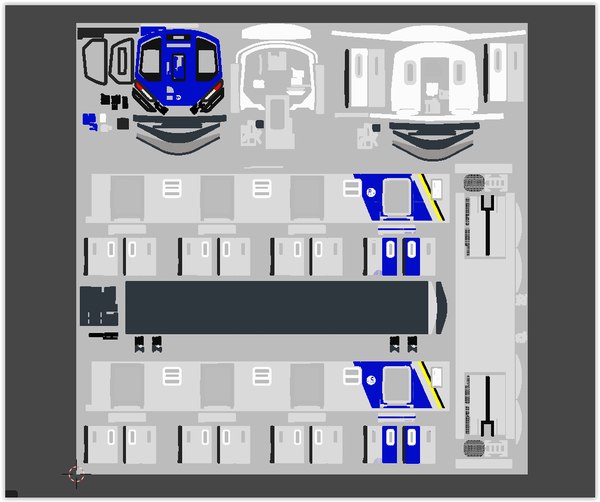 3D NYC subway car R211 PBR - TurboSquid 1815369