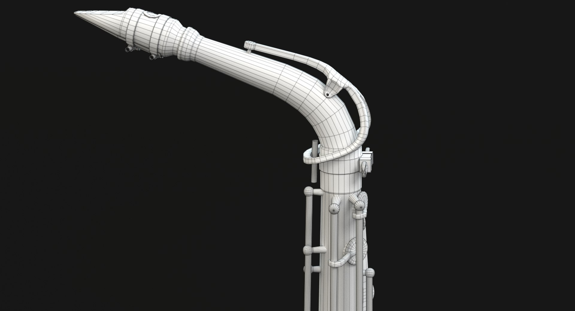 3d Model Sax Saxophone