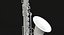 3d model sax saxophone