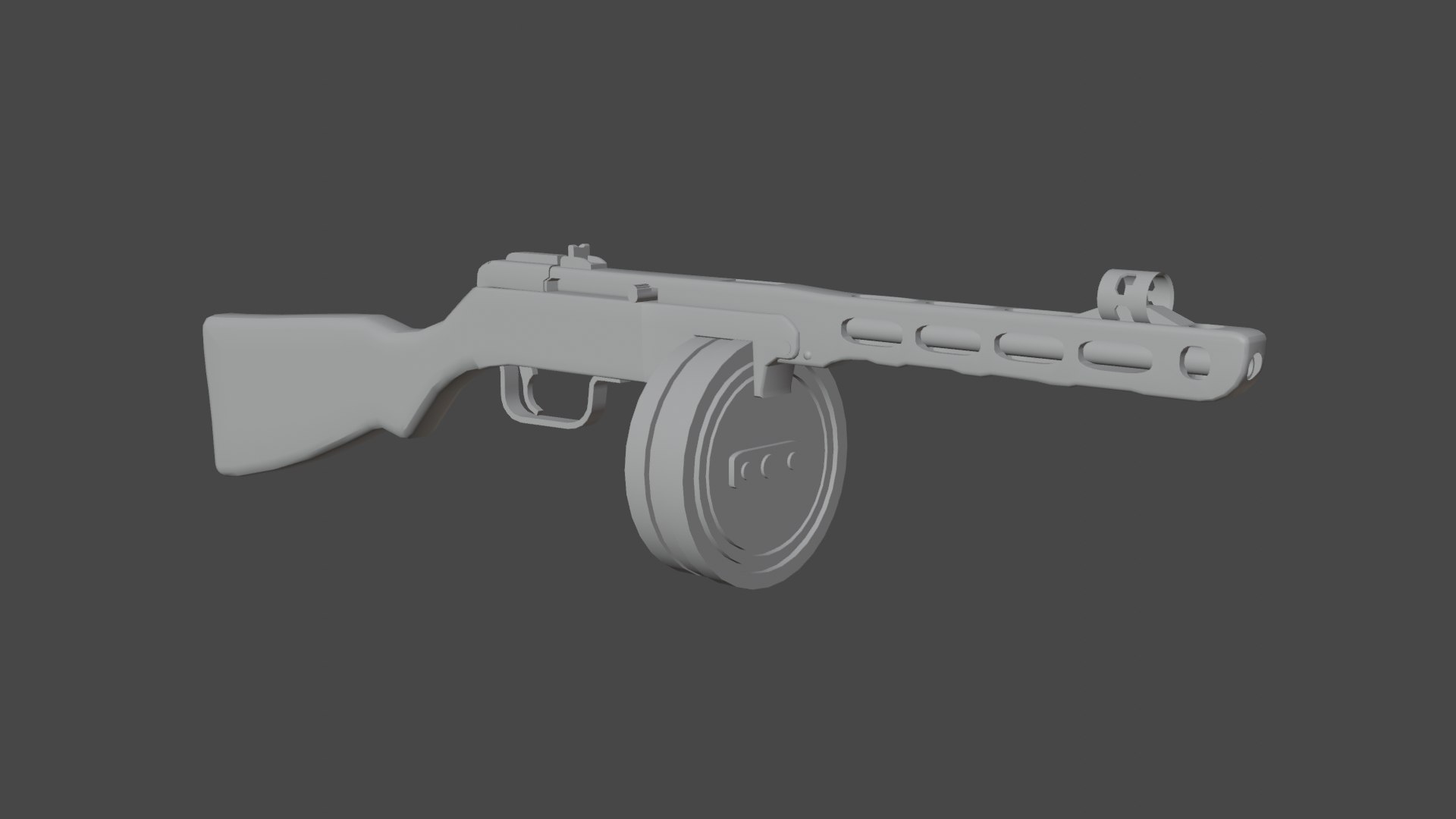 PPSh-41 3D model - TurboSquid 2124096
