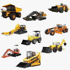 Construction Site machines Collection