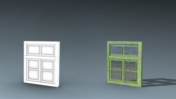 3D low-poly windows pack model - TurboSquid 1644310
