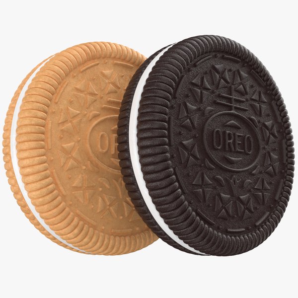 golden oreo 3D model