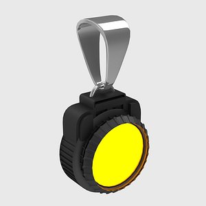 Space Ship Engine Pendant