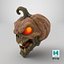 3D Pumpkin Skull 1 model