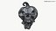 3D Pumpkin Skull 1 model