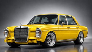 3D Mercedes Benz 300 SEL 68 AMG Racing Car 3D Model model