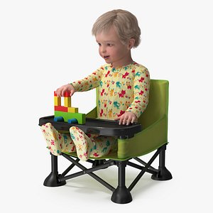 Portable Booster Chair with Child