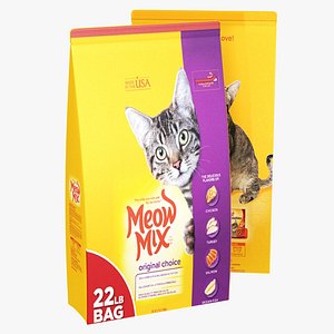 3D Meow Mix Pet Feed model