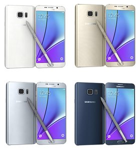 3d model of samsung galaxy note 5