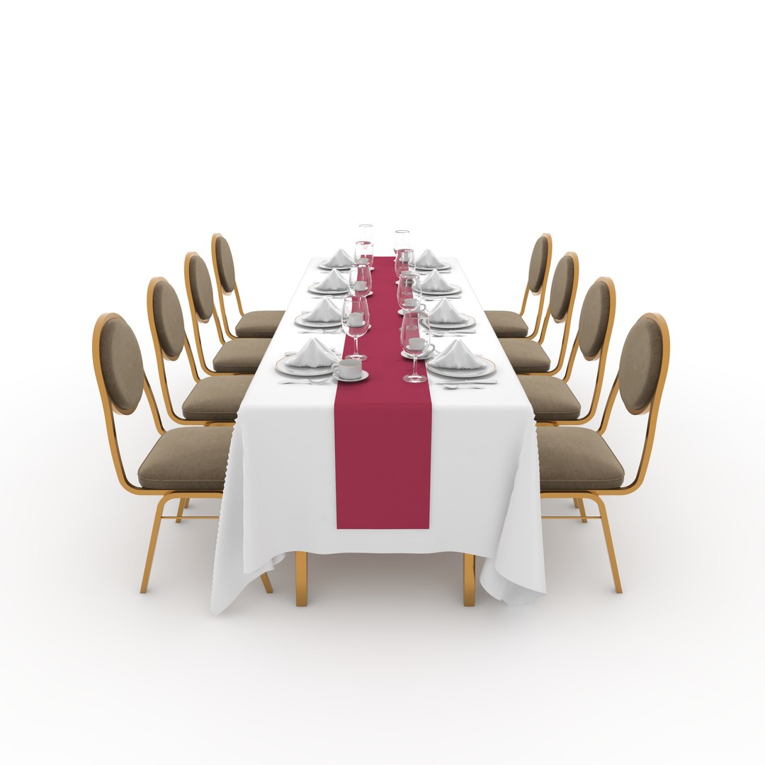 3D Banquet Table and Chair 86 https://p.turbosquid.com/ts-thumb/WO/GhxKa5/92/c03/jpg/1752246244/1920x1080/fit_q87/6d4972918ce937772535a53710c0be7d5db56863/c03.jpg