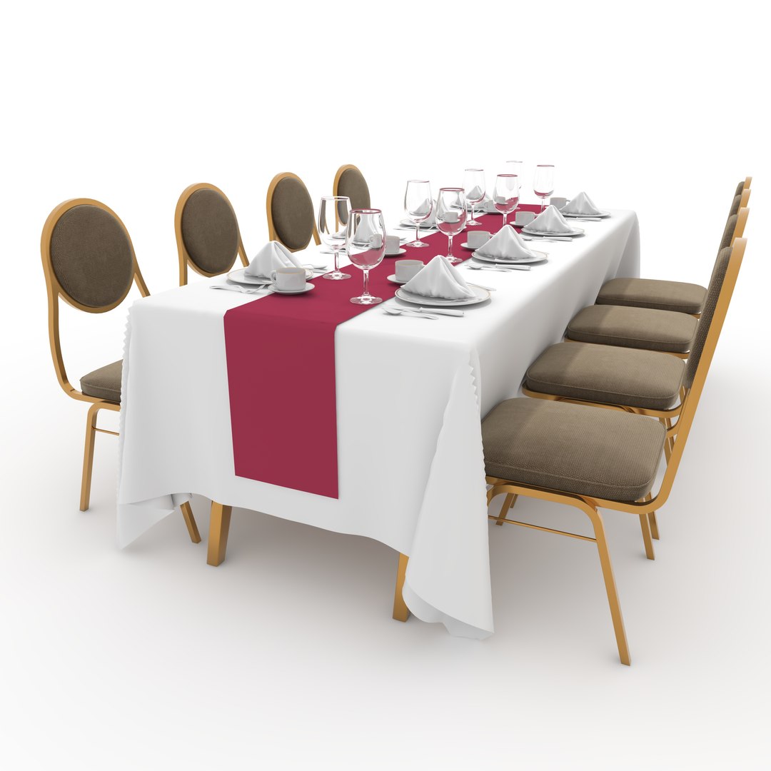3D Banquet Table and Chair 86 https://p.turbosquid.com/ts-thumb/WO/GhxKa5/vM/c08/jpg/1752247519/1920x1080/fit_q87/197d07810a52994a6d32a649b54fae247f24497e/c08.jpg