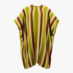 Striped Poncho