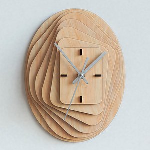 wall clock 3D model
