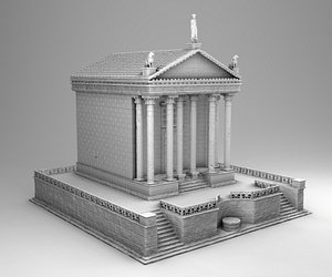 Large Greek temple
