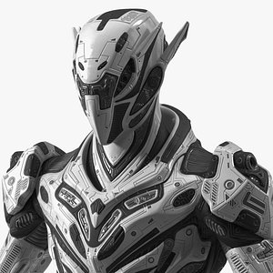 Sci-Fi Combat Robot Character Rigged for Maya 3D model