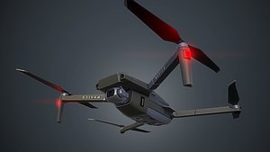 dji mavic 2 drone 3D model