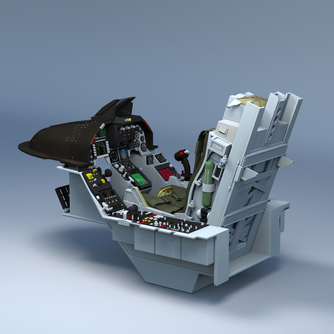 F16コックピット3Dモデル - TurboSquid 936171