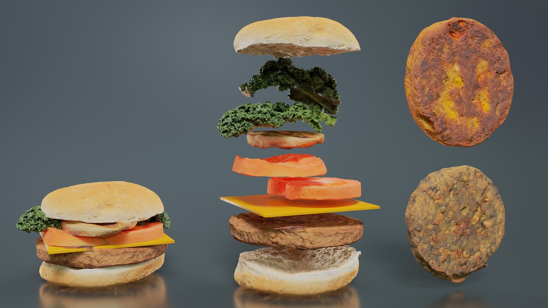 Home Made Hamburger model https://p.turbosquid.com/ts-thumb/WO/XUEvrg/ov/hamburgerfull_quality_00007/jpg/1708086479/1920x1080/fit_q87/771dc9d403b0d0bd4e92df269c4436ab965f8cb6/hamburgerfull_quality_00007.jpg