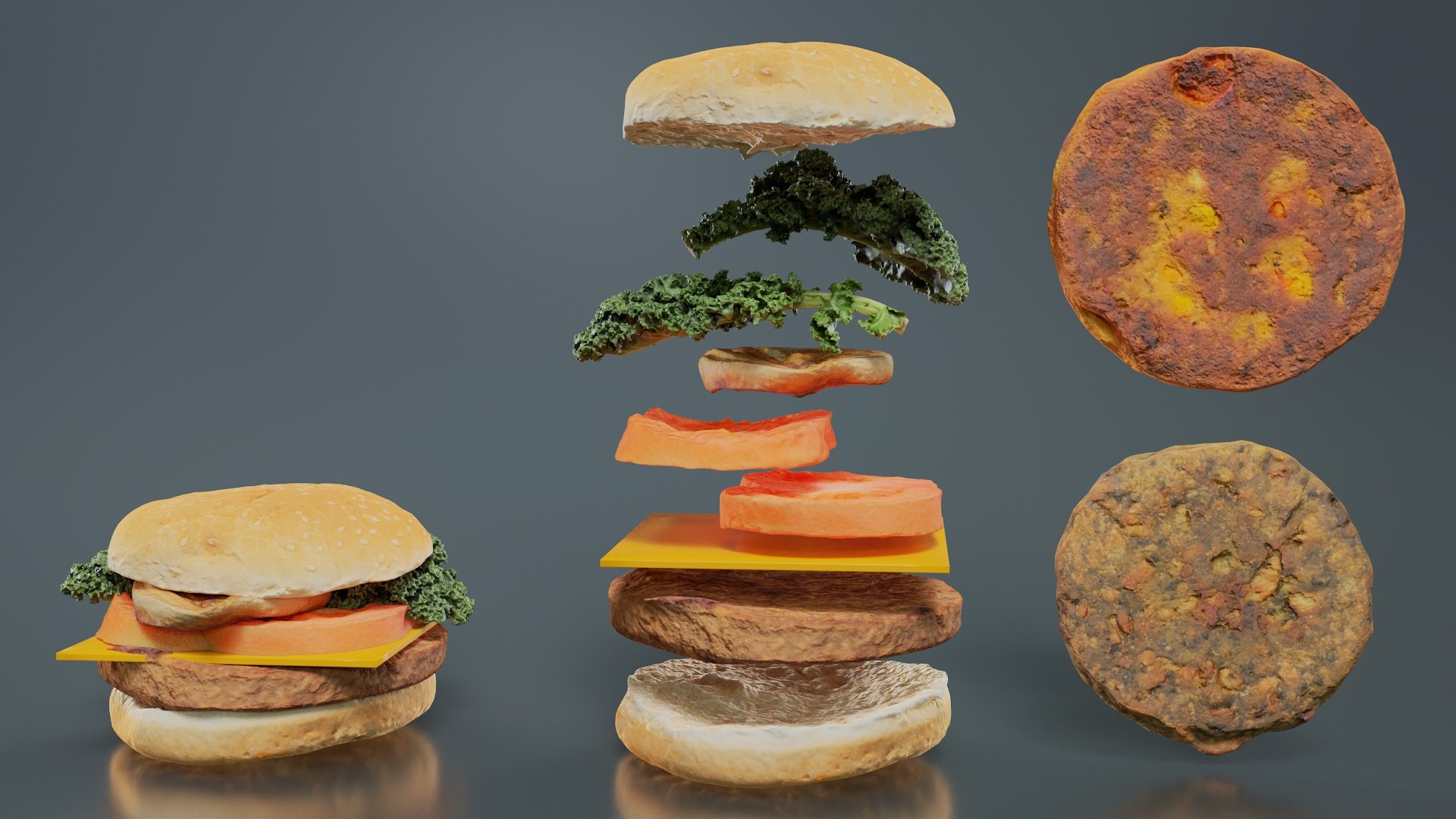 Home Made Hamburger model https://p.turbosquid.com/ts-thumb/WO/XUEvrg/sk/hamburgerfull_quality_00006/jpg/1708086478/1920x1080/fit_q87/1aad403341498aeee1fd0e6a6d1a5a205473220f/hamburgerfull_quality_00006.jpg