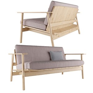 Riva sofa 2 Seater By Jasper morrison