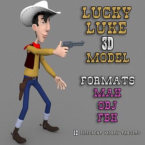 lucky luke rigged cartoon x