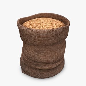 sack wheat 3D