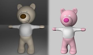 toy bear obj