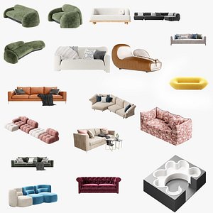 3D sofas