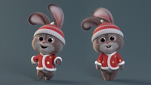 Cartoon cute rabbit