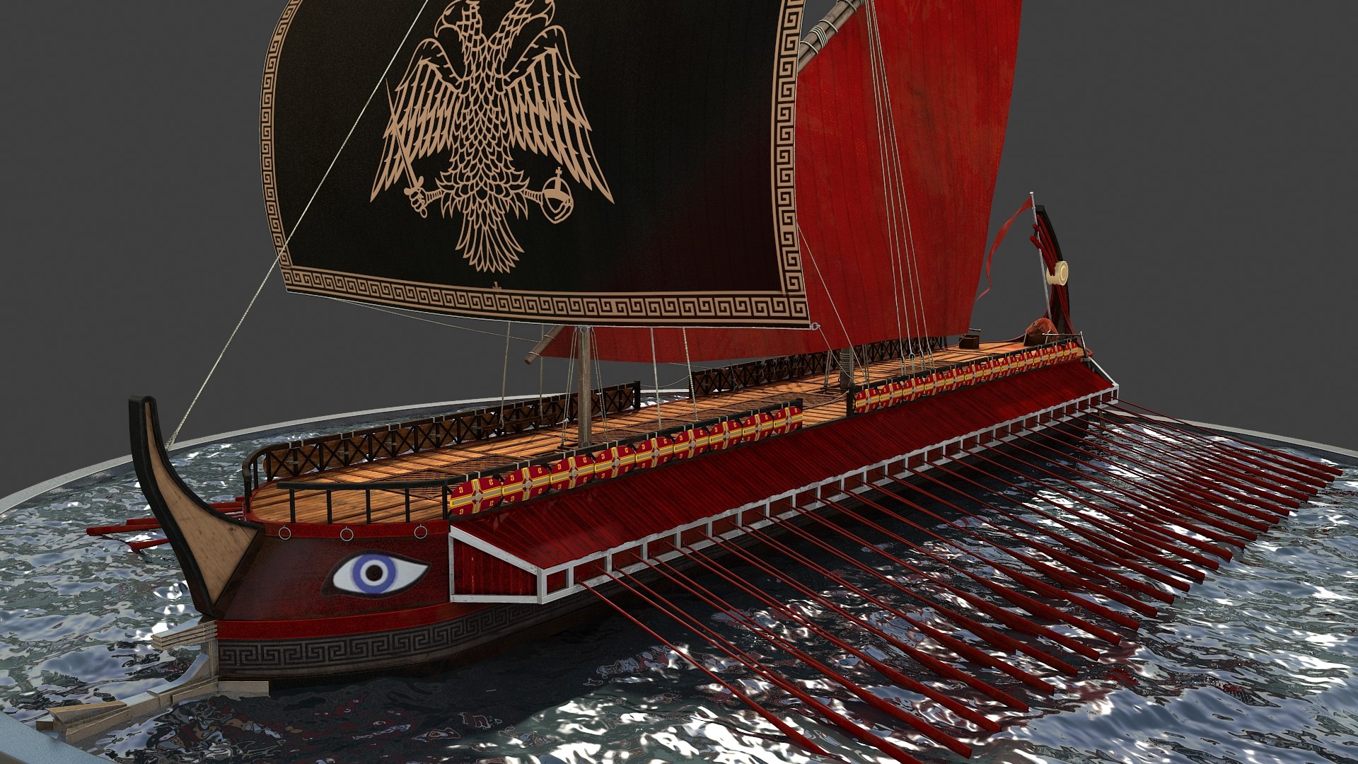 Greek Warship 3D - TurboSquid 2066724