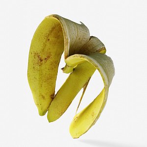 Scanned banana peel