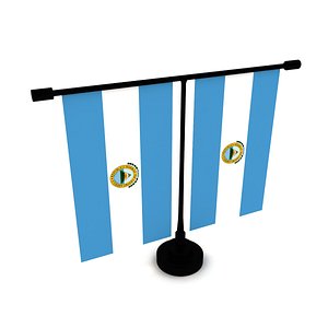 Flag of Central America 3D model