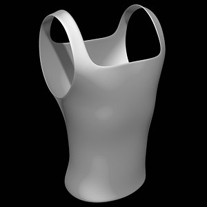 3D model tank t shirt