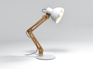 wooden lamp 3d 3ds