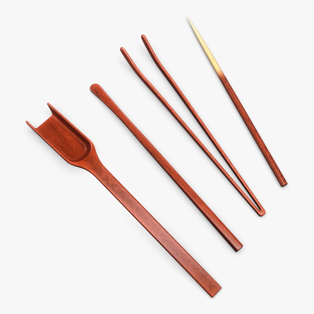 3D Ceremony Tea Tool Set M 1 TurboSquid 2112450