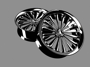 3d car rims