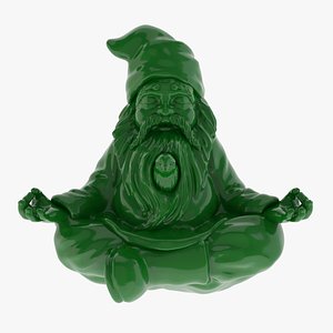 3D Gnome Statue 01 3D Print model