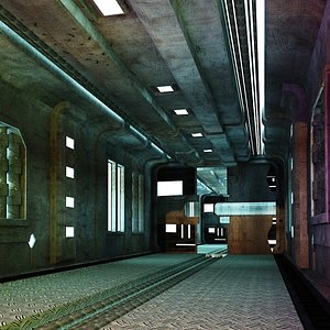 sci-fi corridor max