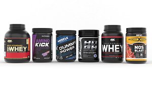 3D model Protein Powder Collection