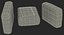 Cocaine Bricks Package 3D Model
