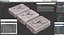 Cocaine Bricks Package 3D Model