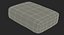 Cocaine Bricks Package 3D Model