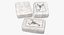 Cocaine Bricks Package 3D Model