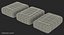 Cocaine Bricks Package 3D Model