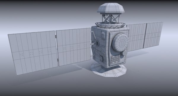 3d model generic satellite real