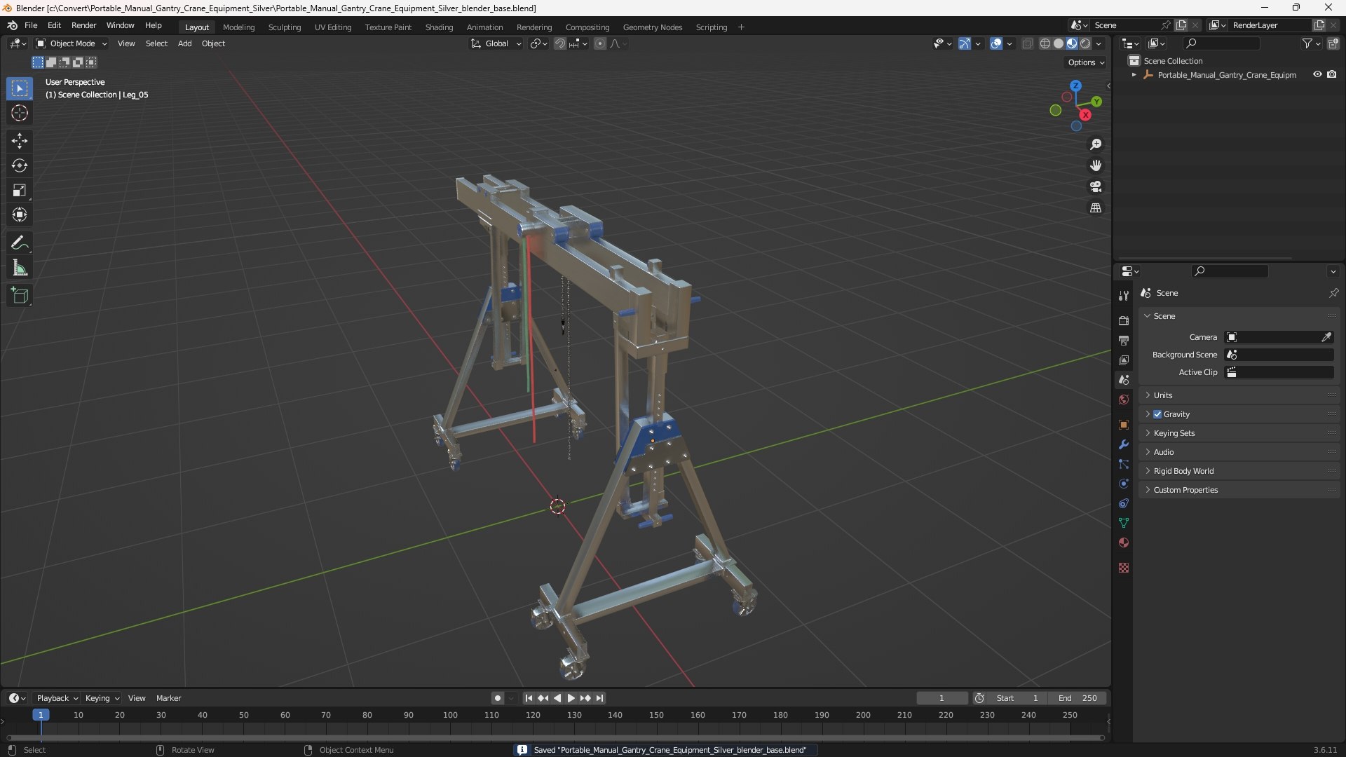 Portable Manual Gantry Crane Equipment Silver 3D https://p.turbosquid.com/ts-thumb/WP/4KvAjy/lI/portable_manual_gantry_crane_equipment_silver_1001/jpg/1766388225/1920x1080/fit_q87/d0a1a2c8c490bc3b17f2f030c5c309b50286b8b0/portable_manual_gantry_crane_equipment_silver_1001.jpg