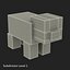 Minecraft Cerdo con Sillín Modelo 3D